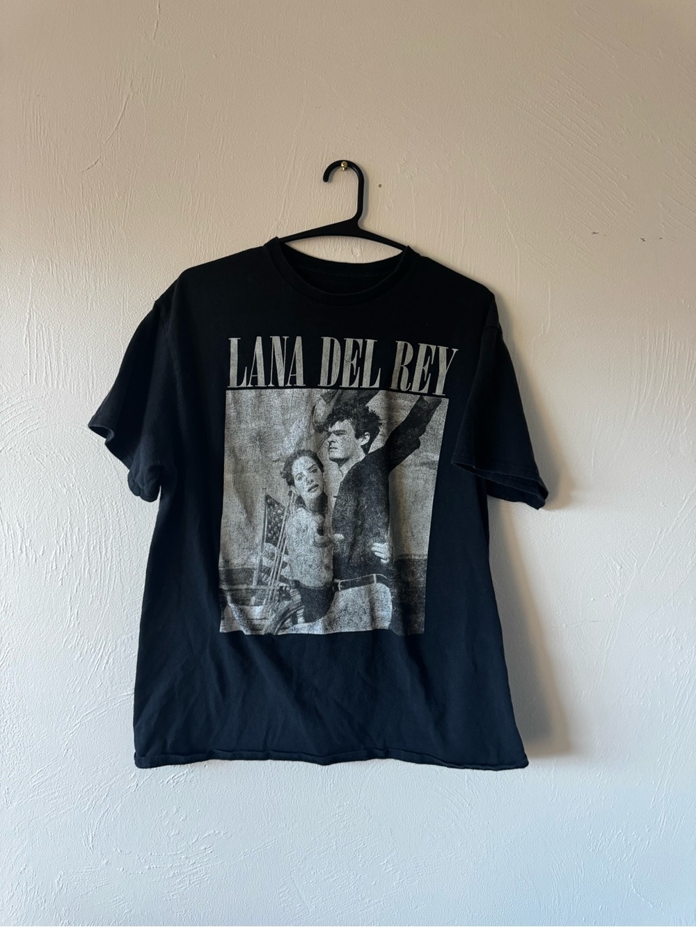 Lana Del Rey Black Graphic Short Sleeve Tee